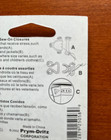 Prym Silver Sew-on Closures Asst 12 Sets Hook   Eye Lapped Waistband Coat Jacket