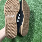 Adidas Mundial Goal Men Size 7 Leather Indoor Soccer Suede Black White 019310