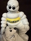 Cast Iron Michelin Man With Dog Bibendum Unique Advertising Item For Your Garage