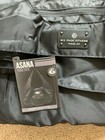 New Six Pack Fitness Black Asana Meal Yoga Tote Travel Bag Zippered Gym Nwt