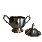 Vtg  Kent Silversmith Silverplate Coffee Tea Set Cream Sugar American Victorian