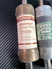 Lot Of 3 Vintage Fuses 150-250amps Gould   Buss