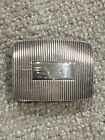 Tiffany Co Vintage Sterling Silver Coin Edge Engraveable Belt Buckle 2003 Blank