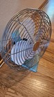Vintage Mcm Retro Turquoise Superior Electric Fan  Working Condition