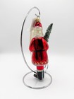 Vtg Christopher Radko Buon Natale Santa Glass Ornament Made In Italy Rare Nwt