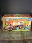 Vintage 1973 Ideal Evel Knievel Scramble Van Set Stunt Cycle Figures With Box