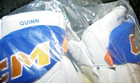 New W tags  Buffalo Sabres Reverse Retro Ccm Pro Hockey Gloves 14  Jack Quinn