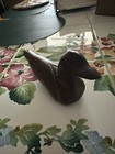 Vintage Miniature Handcarved Wooden Duck Decoy Carved Figurine Decoration