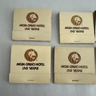 Vintage Mgm Grand Hotel Las Vegas Matchbook  Universal Match Aristocrat Lot Of 6
