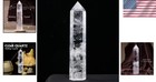 Large Clear Quartz Chakra Crystal Tower