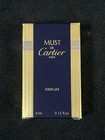 Vintage Must De Cartier Parfum Extrait Mini 4ml 0 13 Fl Oz Splash Bottle