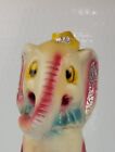 Vintage 1940 s Circus Elephant Chalkware Bank Carnival Prize Bank