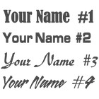 Custom Text Decal Vinyl Lettering Personalized Sticker Name
