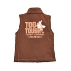New  Toddler Boy s Cowboy Hardware Orange  too Tough  Soft Shell Vest In 4 Sizes