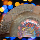Vintage 1978 Las Vegas Spinning Roulette Wheel Brass Novelty Ashtray Works Video