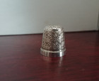 Genuine Vintage Sterling Silver Starburst Thimble Sewing Notions Finger Protect