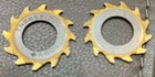 Lot Of 2  Robbjack Carbide Slitting Slotting Saw - 1  Dia Tnb65517 K60c 12 Teeth