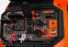Wen 6800w Quiet Portable Dual Fuel Inverter Generator electric Start co Sensor
