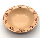 Vintage 1966 Shenango Western Ranch Cowboy Round Up Rimmed Soup Bowl Rimrol E-24