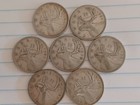 Canadian Silver Quarters  Lot Of 7 One 1938 The Rest 1941