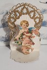 5  Antique Germany Foldout Victorian Cupid Valentines 3d Diecut