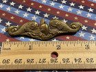 Rare Original Wwii Us Navy Wallace Bishop Officer s Submarine Dolphin Badge