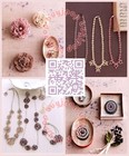 Japanese Craft Pattern Book Shuttle Tatting Lace Accessories