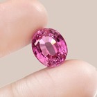 Aaa Natural Ceylon Pink Sapphire Loose Oval Gemstone Sri Lanka Cut 12x10 Mm