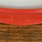 Microwave Grill Pan Cooker W  Lid  Red white black Polystyrene Microwave Only