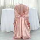 75 Pcs Satin Universal Chair Covers Wedding Reception Party Banquet Decorations