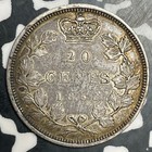 1858 Canada 20 Cents Lot jm9118 Silver  Nice 