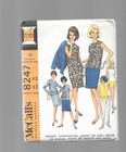 1966 Uncut  8247 Mccalls Sew Pattern Women s Size 14 Dress Top Skirts Pants Vest