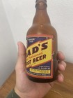 Dads Root Beer Paper Label Steinie Bottle Stevens Point Wisconsin Wi Wis 