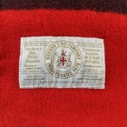 Hudson Bay 6 Point Blanket Red Black Stripe 100  Wool Queen 88x95 England