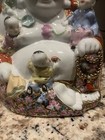 Vintage Chinese Laughing Buddha Statue With 5 Kids 12    Tall