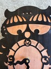 Custom Kawaii Metal Owl Clock