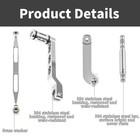 Shifter Lever Shaft shift Rod heel Toe Gear Shifter Kit For Harley Touring 84-16