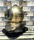 Diving Helmet Mark V Deep Sea Scuba Full Size Antique U s Navy Brass Divers 18 