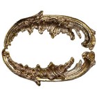Antique Rococo Style Ormolu Bronze Furniture Mount Pediment X2
