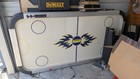 Air Hockey Tabletop Game W  Legs   Scoring Unit  Includes Hand Paddles  No  Puck