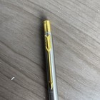 Original Vintage Parker Usa Silver Push Pencil W  Eraser Cap
