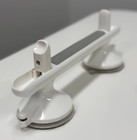 Suction Cup Grab Bar Premium 12 In For Bathroom  Shower  white  With Indicator