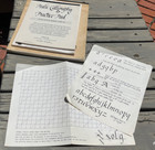 Vintage 70s Calligraphy  3  Practice Pads  Guide Sheets   Book
