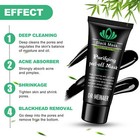    facial Cleansing Charcoal Mask Blackhead Remover Purifying Acne Peel-off Mask