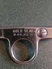 Gold Seal 4    Sewing Thread Snips Nickel Plated Metal Patent 2597519
