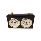 Vintage Analog Chess Clock Dual Mechanical Game Timer