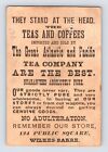 Victorian Trade Card Great Atlantic Pacific Tea 1890s Children Ocean 4 5  X 5 