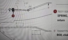 Genuine Allis Chalmers D10 D12 D14 D14 D15 Choke Lever Return Spring 70211320