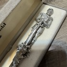 Vintage 1989 Gallo Pewter Knight Sword Letter Opener Signed D Sams Collectible
