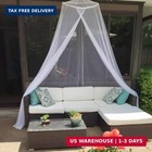 Sublaga Mosquito Net For Bed  Large White Bed Canopy For Girls  Hanging Bed Net 